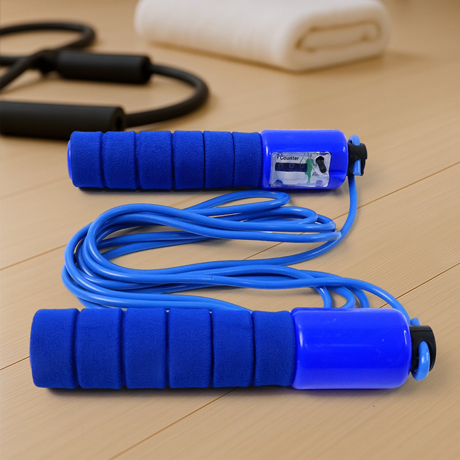 Fitness Skipping Rope with Adjustable Length & Digital Counter Fitness Skipping Rope with Adjustable Length & Digital Counter